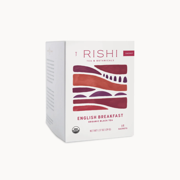 Rishi English Breakfast Tea Sachets - 15ct (Case of 6)